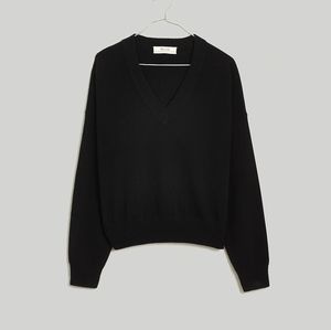 (Re)sponsible Cashmere V-Neck Sweater Black Small